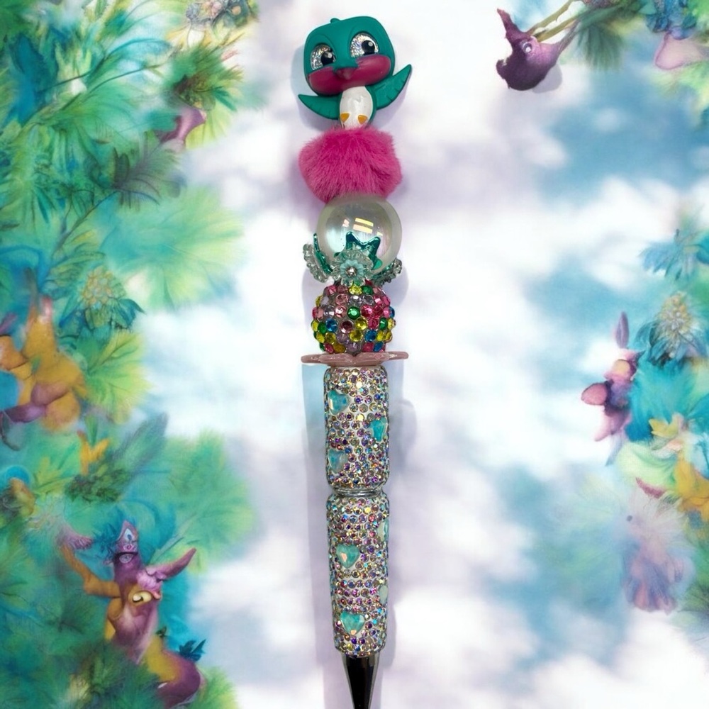 Hummingbird beadable pen